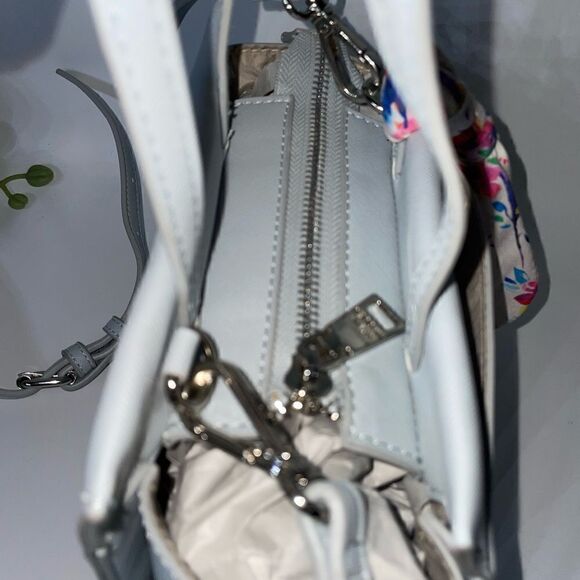 ADORABLE Steve Madden Satchel Light Blue Small - Picture 5 of 9